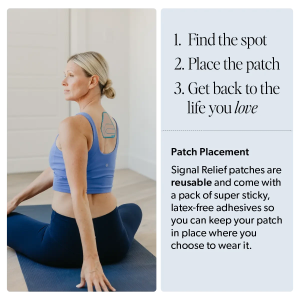 1 pack signal relief 4.5" patch